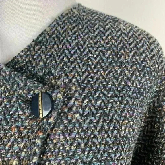 Vtg Hoang Nguyen blazer size 8 lagenlook 45% wool - Picture 4 of 10